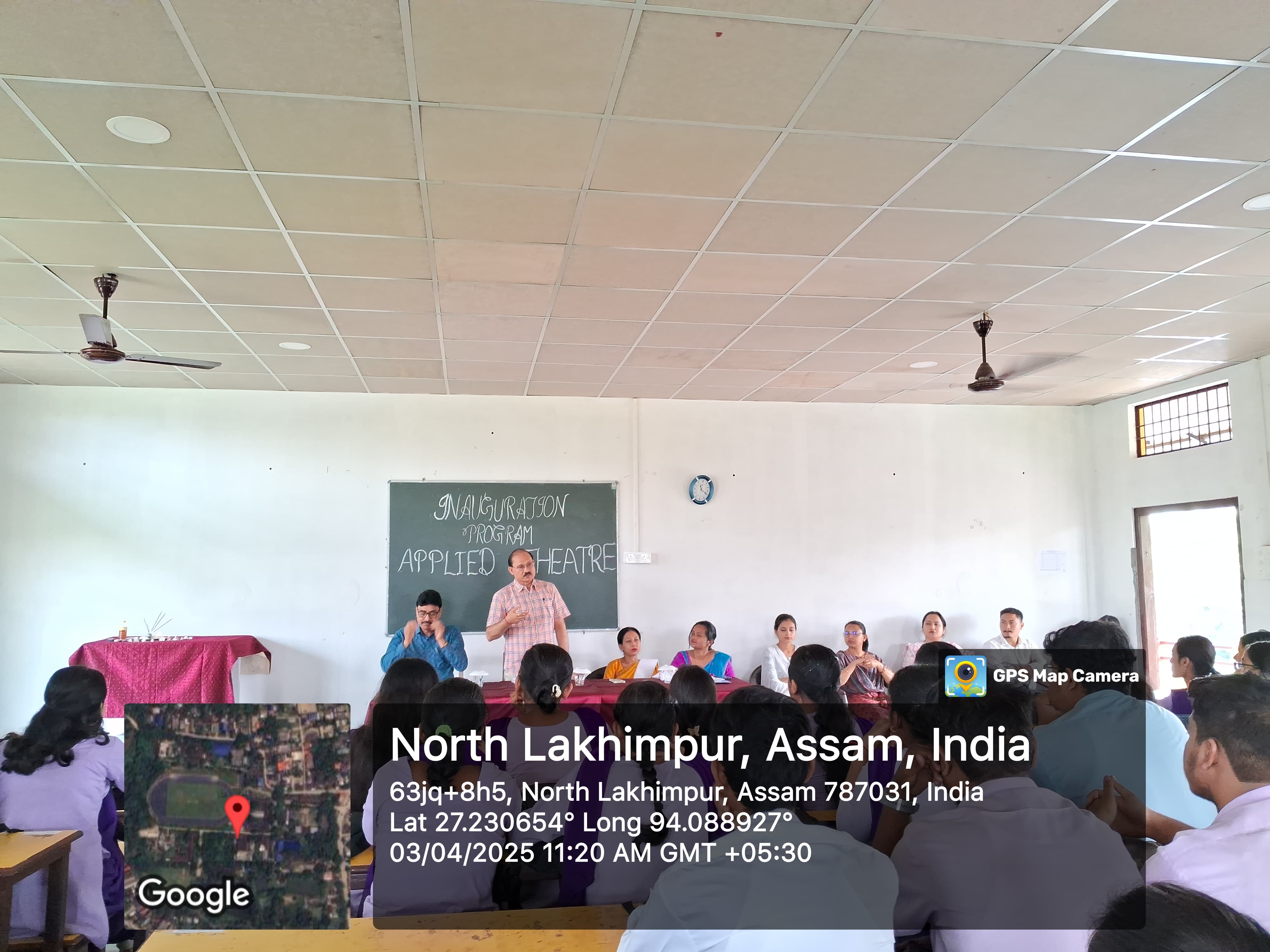 Inauguration program of Applied Theatre, dept.ITEP